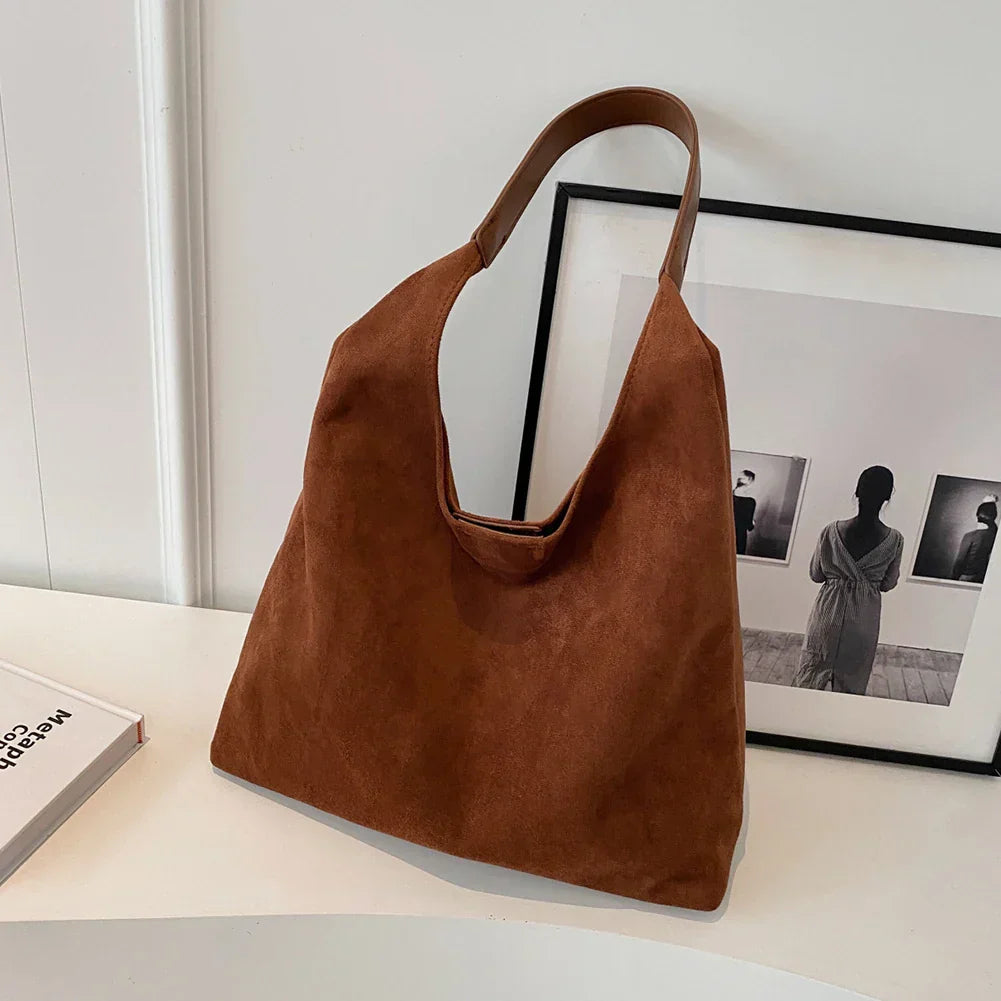 SELENA | Suede Tote Bag